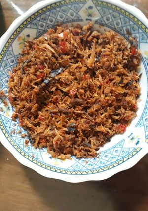 Foto resep Abon tongkol pedas #tantanganakhirtahun #masakditahunbaru