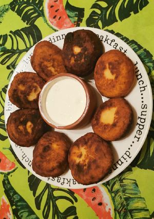 Töltött burgonyás lepényke recept fotója