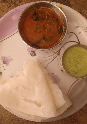 A picture of Neer dosa.