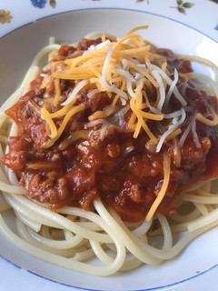A picture of Grandma’s Spaghetti.