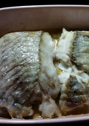 Une photo de Dos de poisson au Airfryer