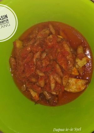 Foto resep Cumi Asin Balado Campur Kentang