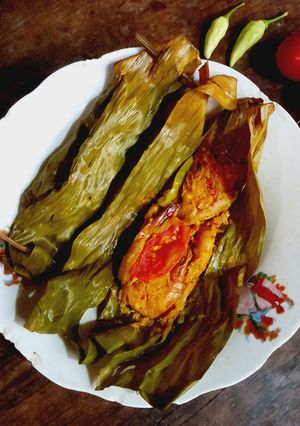 Foto resep Udang Pepes Jamur