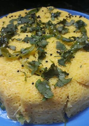 A picture of Oats Dhokla.