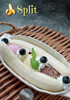 Gambar Banana Split