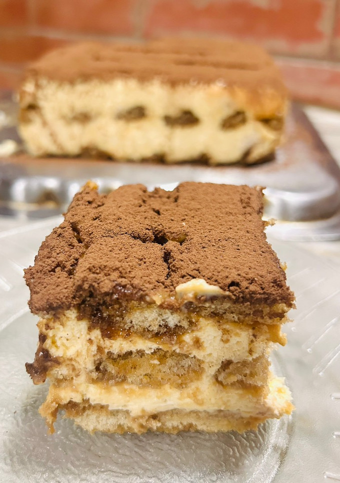 Una foto de Tiramisú clásico con una vuelta de tuerca 🔩