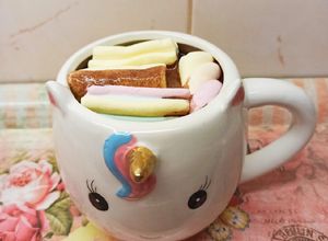 Φωτογραφία της συνταγής Ζεστή σοκολάτα με marshmallows 🍡🍡🍡🍡🍡🍡