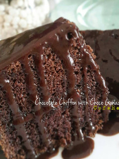 Foto resep Chocolate Chiffon with chocolate ganache