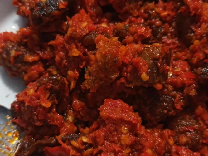 Cara Gampang Membuat Resep Daging sapi bejek balado yang Bikin Ngiler