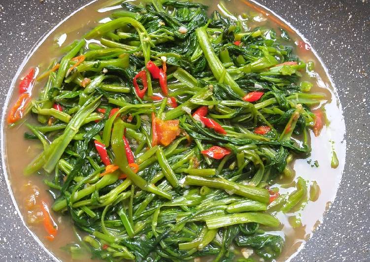 Resep Cah kangkung ebi yang Bikin Ngiler