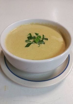 Una foto de Crema de lechuga