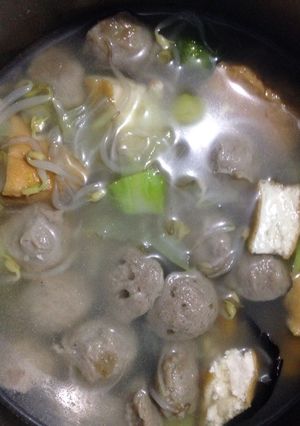 Foto resep Sayur bening Baso Tahu#tantanganakhirtahun
