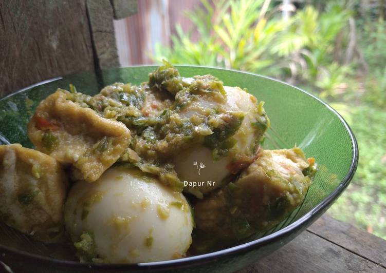 Masakan Populer Telur tahu cabai hijau Paling Enak