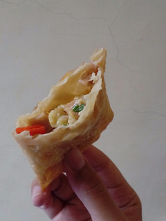 A picture of Easy Spring Roll Martabak/Murtabak.