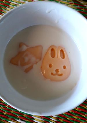 Hình của món Pudding đu đủ.