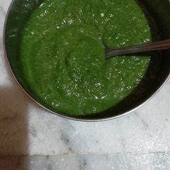 A picture of Coriander chutney.