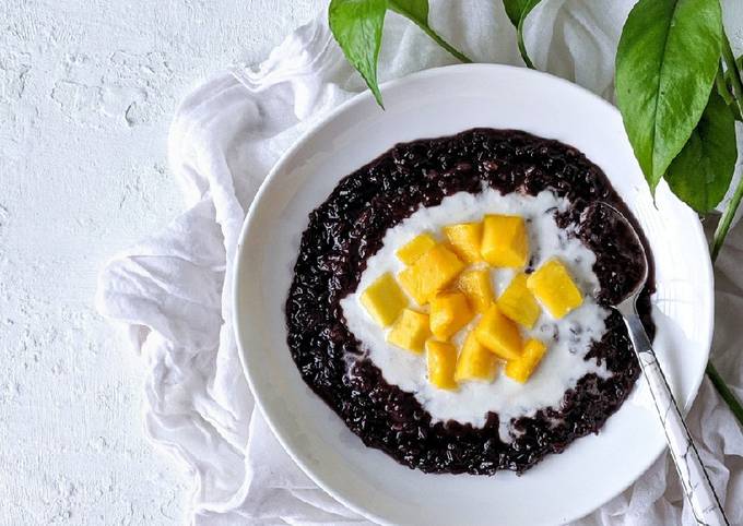 Thai black sticky rice