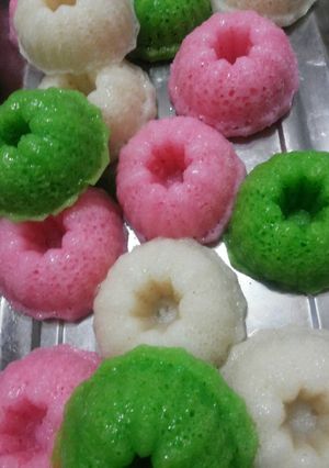 Foto resep Kue mangkok beras tape kukus