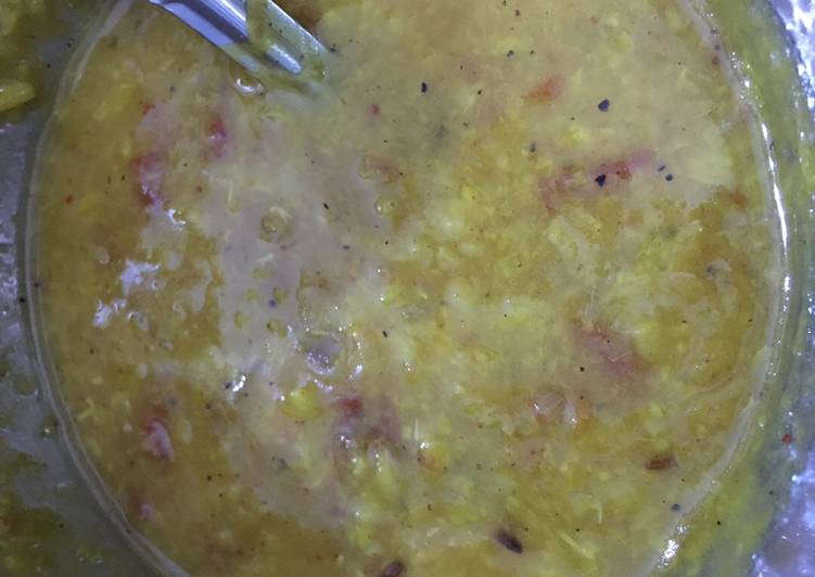 Recipe of Speedy Tadka dal