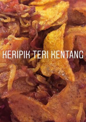 Foto resep Keripik teri kentang crispy anti layu