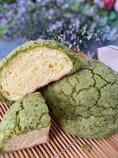 Foto resep Macha Melon Pan - Meron Pan