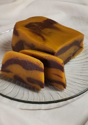 Una foto de 🍠 Dulce de batata casero 🍠 con chocolate 🍫