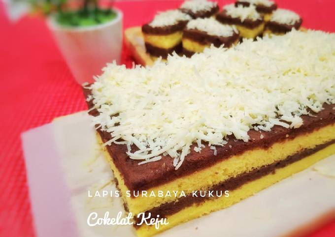 Resep Lapis Surabaya Kukus Cokelat Keju Oleh Phie Kitchen Cookpad