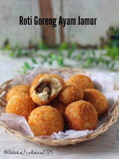 Foto resep Roti Goreng Ayam Jamur