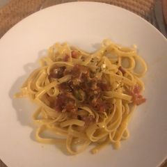 A picture of Pasta Carbonara.