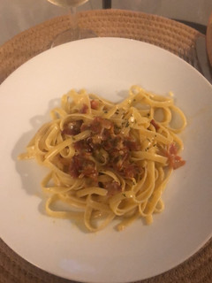 A picture of Pasta Carbonara.