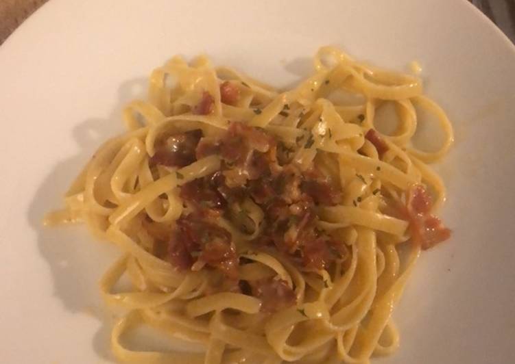 Recipe: Tasty Pasta Carbonara