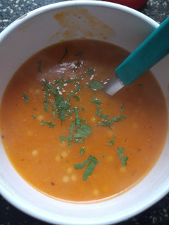 Una foto de Sopa crema de calabaza
