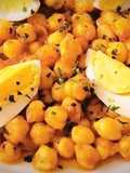 Guiso de Garbanzos con sofrito de tomate