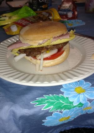 Una foto de Hamburguesas caseras