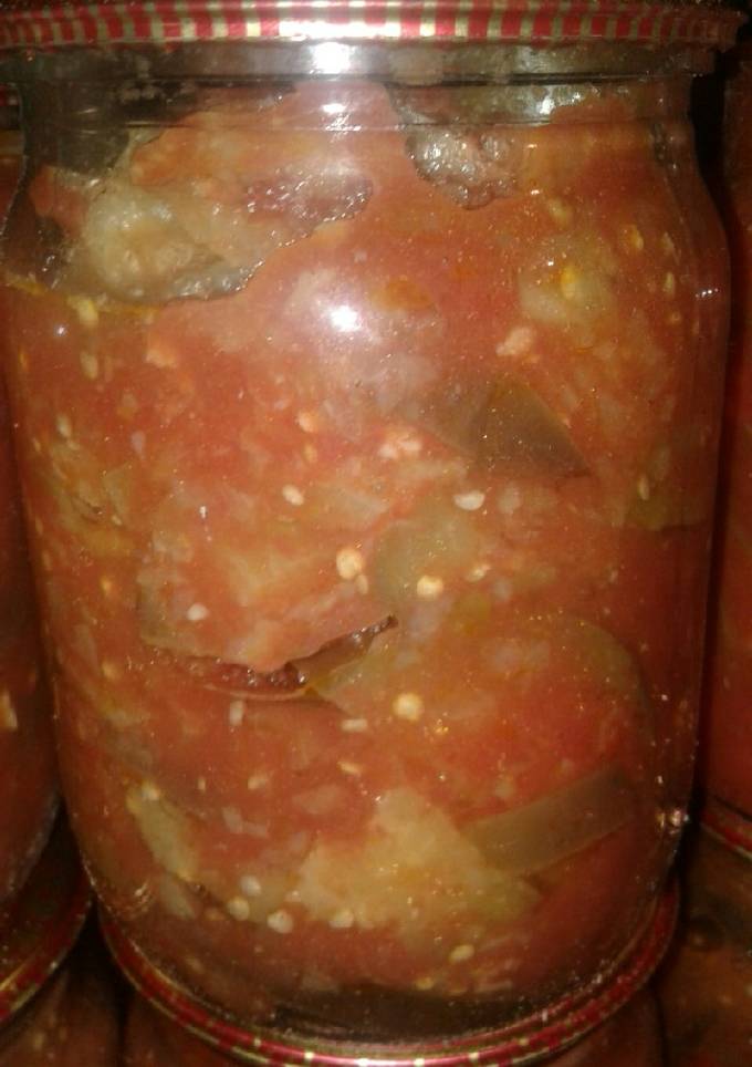 Лечо из баклажан