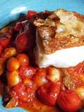 Ndjua Crusted Cod with bean stew
