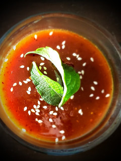 A picture of Restaurant style tamarind sauce.