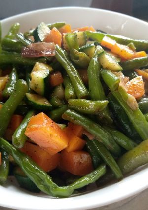 A picture of Crunchy vegetables.