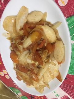 A picture of Sauté Radish (Guisadong Labanos).