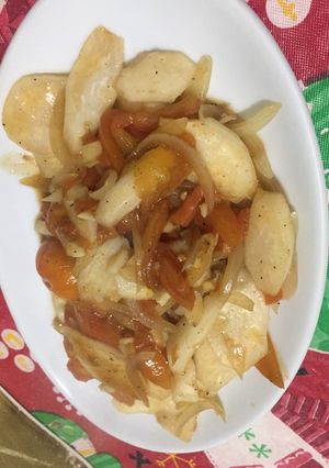 A picture of Sauté Radish (Guisadong Labanos).
