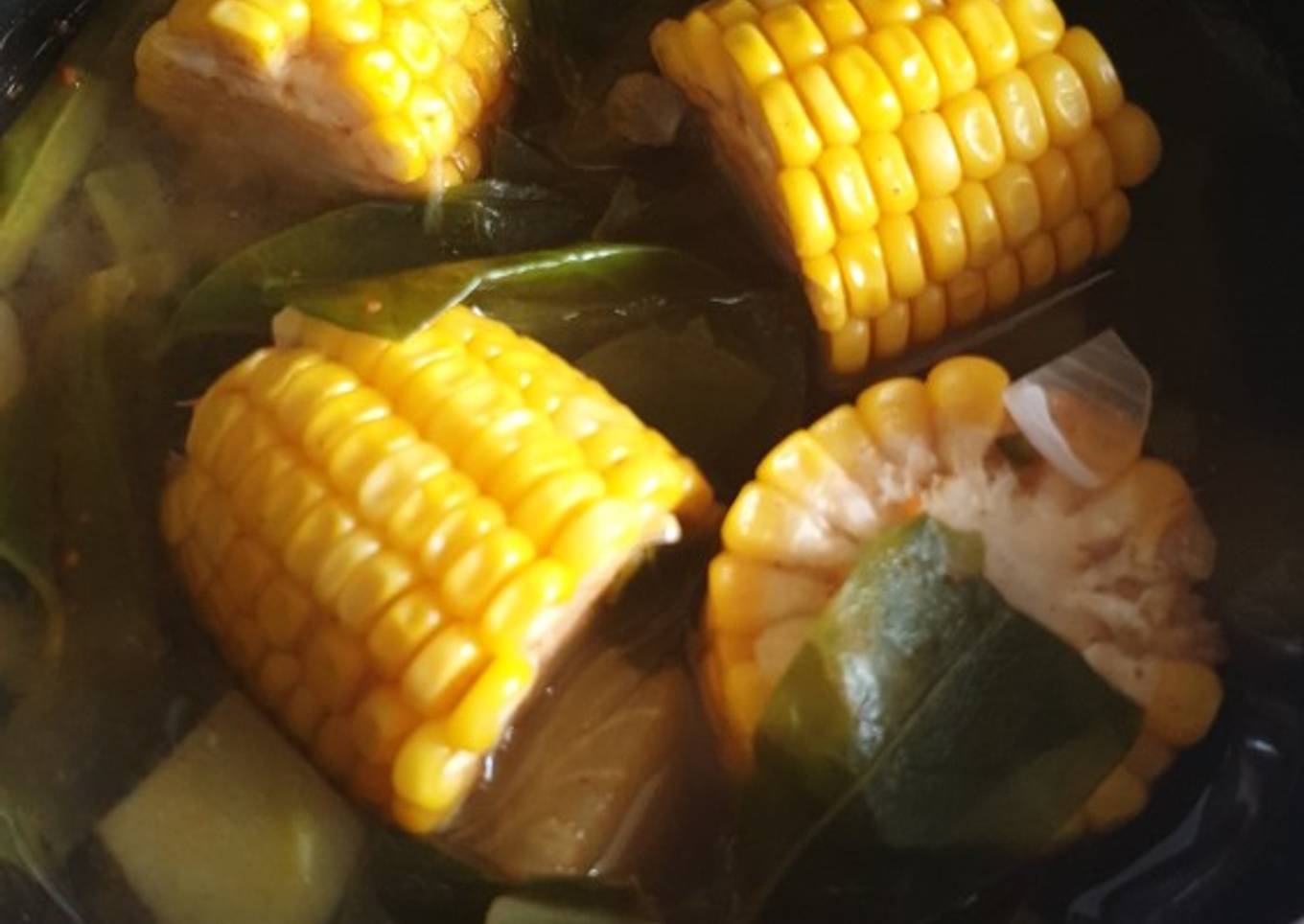 Sup sayur dengan asam jawa