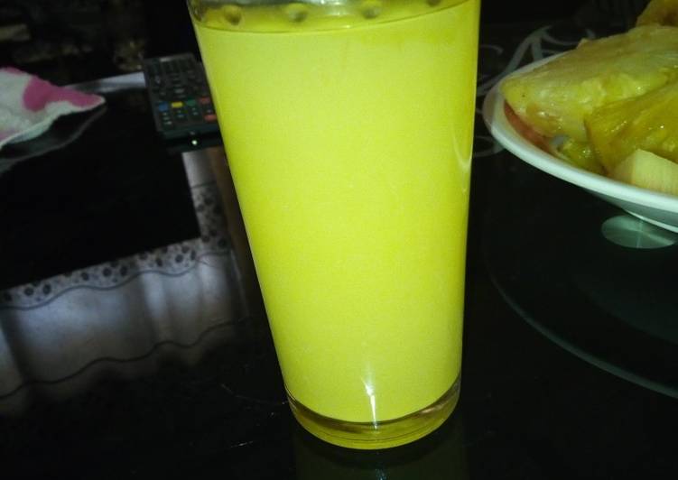 Simple Way to Make Speedy Pineapple n ginger drink