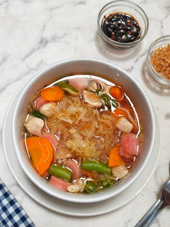 Foto resep Sup Jamur Salju