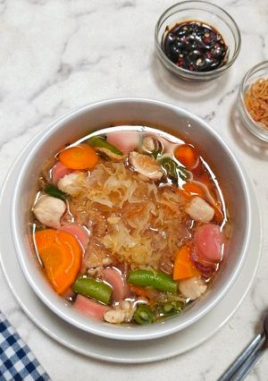 Foto resep Sup Jamur Salju