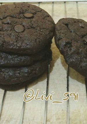 Foto resep Double Choco chip Cookies