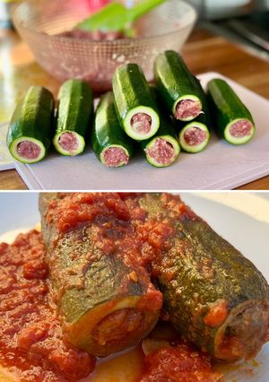 Foto di 146 • Zucchine ripiene di carne alla romana