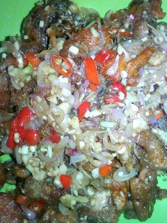 Foto resep Ayam goreng sambal matah