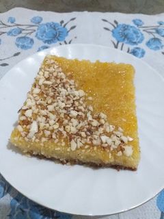صورة لوصفة بسبوسة