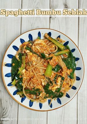 Foto resep Spaghetti Bumbu Seblak