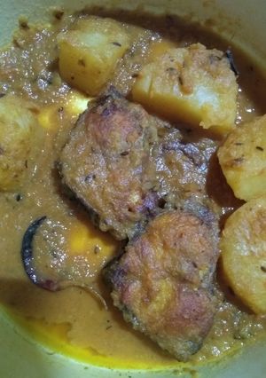কাতলা মাছ কষা (katla maach kosha recipe in Bengali) রেসিপির প্রধান ছবি
